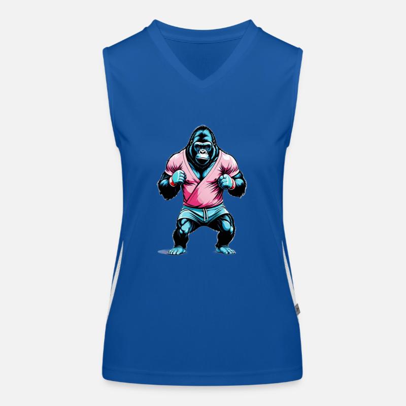 Boxe Boxeur Gorille Débardeur respirant contrasté Femme