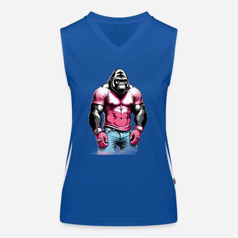 Gorille Boxeur Boxe Débardeur respirant contrasté Femme
