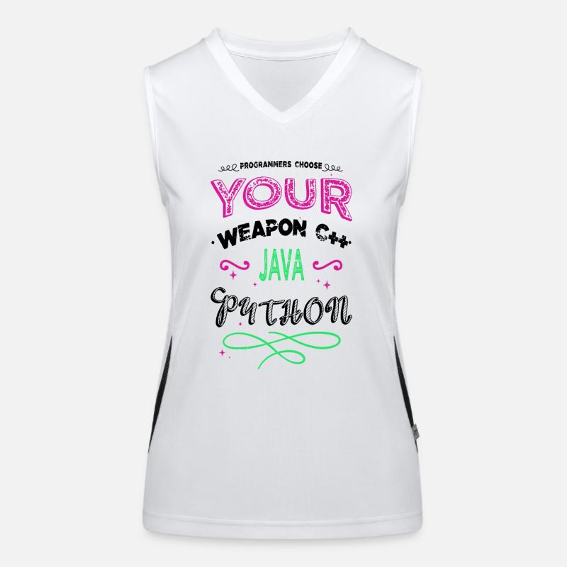 funny software engineering web development bday Women's Functional Contrast Tank Top