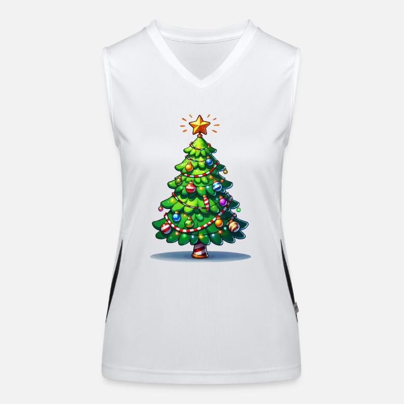 Fir tree Women's Functional Contrast Tank Top