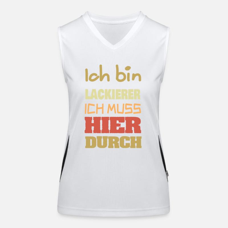 Occupation Painter Women's Functional Contrast Tank Top
