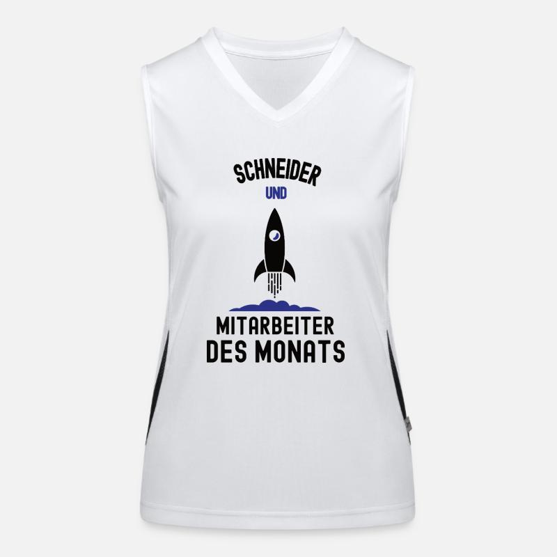 Mitarbeiter des Monats Schneider Bester Mann Danke Funktionelles Kontrast-Tank Top für Frauen