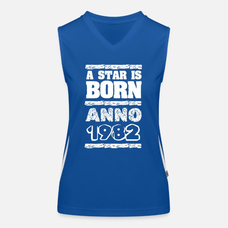 Né en 1982 Débardeur respirant contrasté Femme