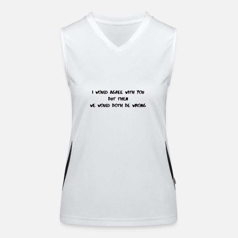 Wrongly agree Women's Functional Contrast Tank Top