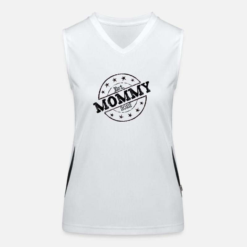 Mutter Mama seit 2022 Geburt Funktionelles Kontrast-Tank Top für Frauen