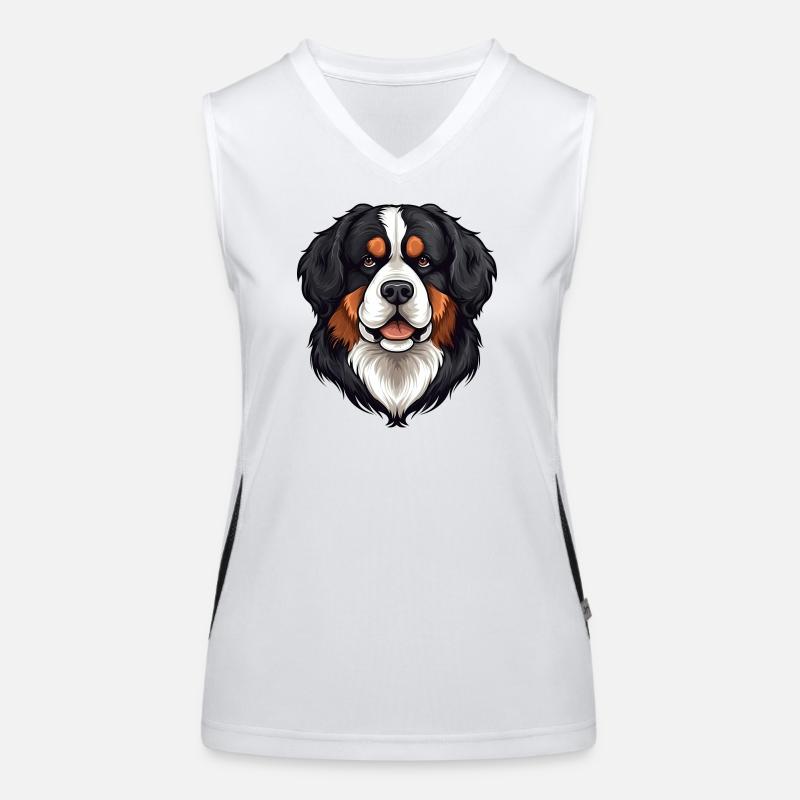 Bouvier bernois Débardeur respirant contrasté Femme