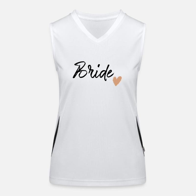 Bride Funktionelles Kontrast-Tank Top für Frauen