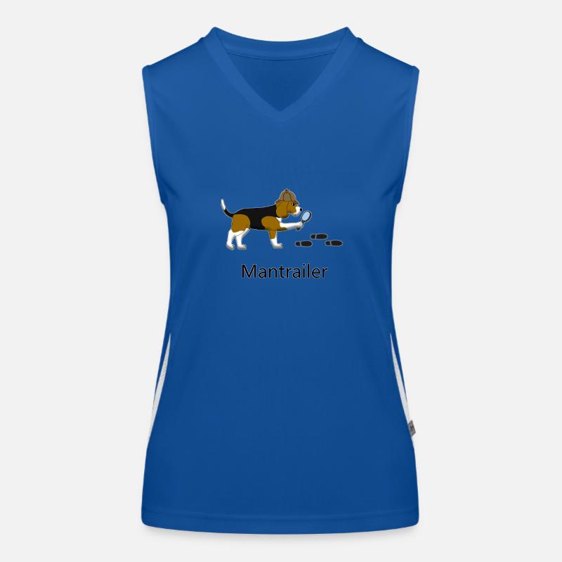 Mantrailing Beagle Funktionelles Kontrast-Tank Top für Frauen
