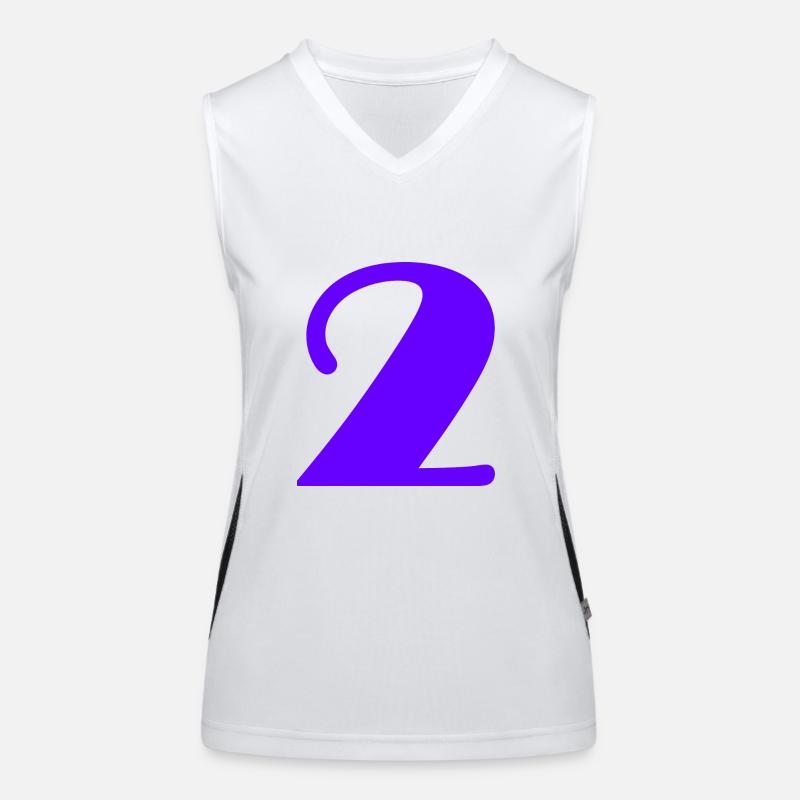 2. 2 JAHRE. 2. JUBILÄUM. GEBURTSTAG 2 JAHRE Funktionelles Kontrast-Tank Top für Frauen