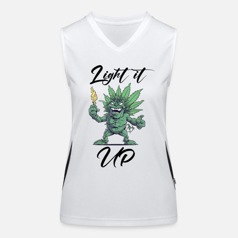 Light it up Funktionelles Kontrast-Tank Top für Frauen