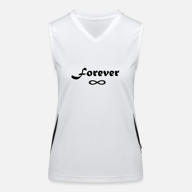 Gifts for Couples (Always) Forever Women's Functional Contrast Tank Top
