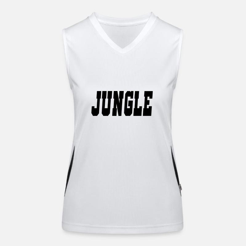 Dschungel Funktionelles Kontrast-Tank Top für Frauen