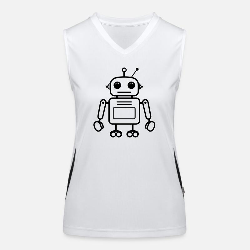 robot Women's Functional Contrast Tank Top
