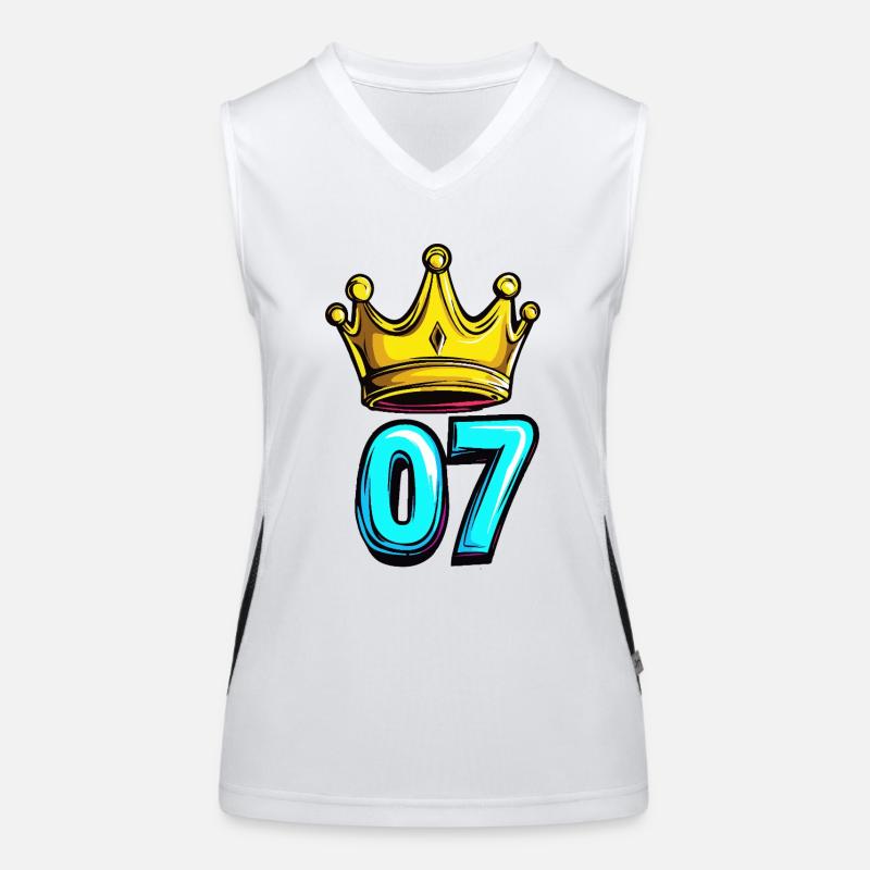 7 Number Crown Women's Functional Contrast Tank Top