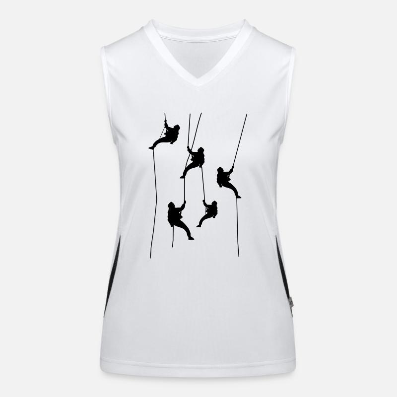 kletterer Funktionelles Kontrast-Tank Top für Frauen