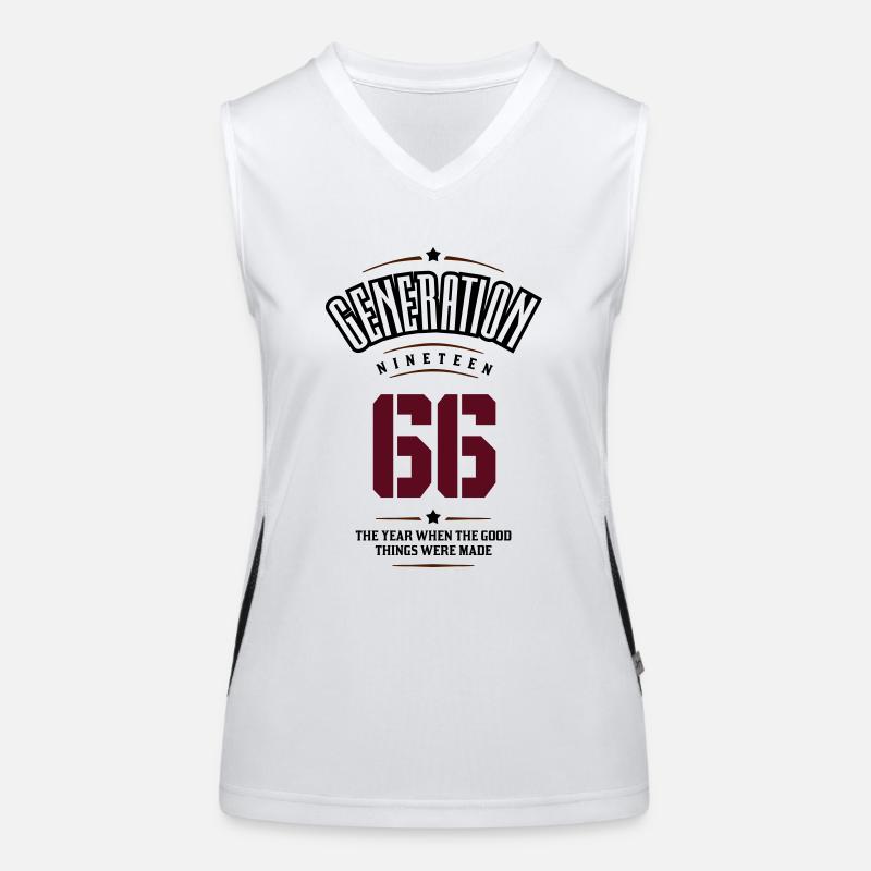Generation 1966 Funktionelles Kontrast-Tank Top für Frauen