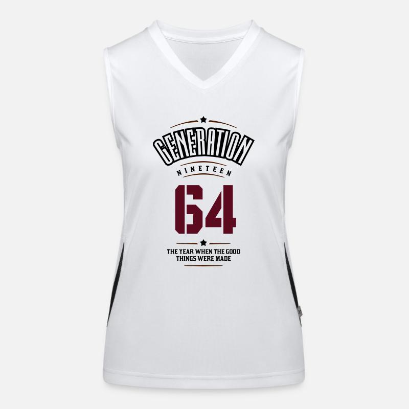 Generation 64 Débardeur respirant contrasté Femme