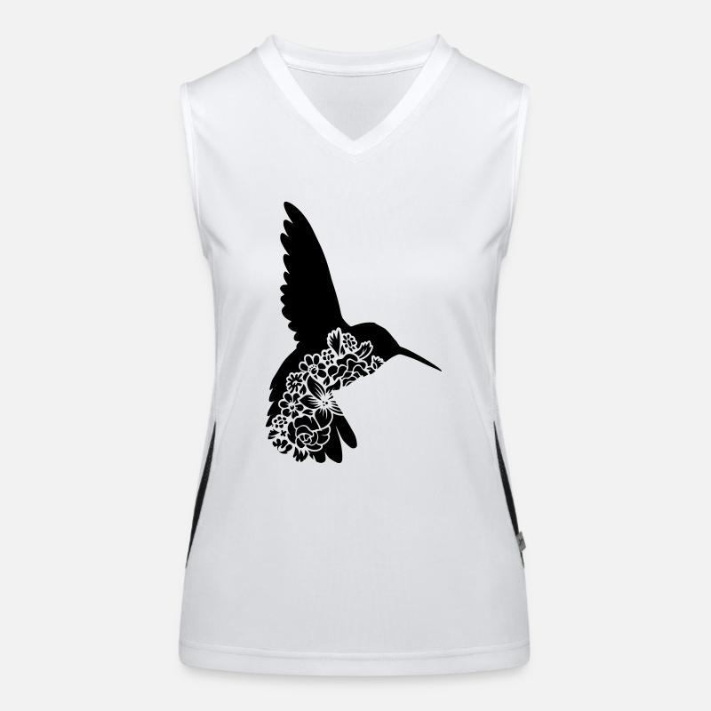 Mandala Hummingbird Women's Functional Contrast Tank Top