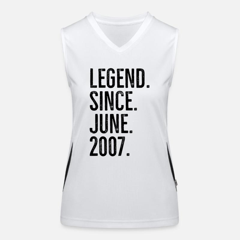 Legende seit Juni 2007 Funktionelles Kontrast-Tank Top für Frauen