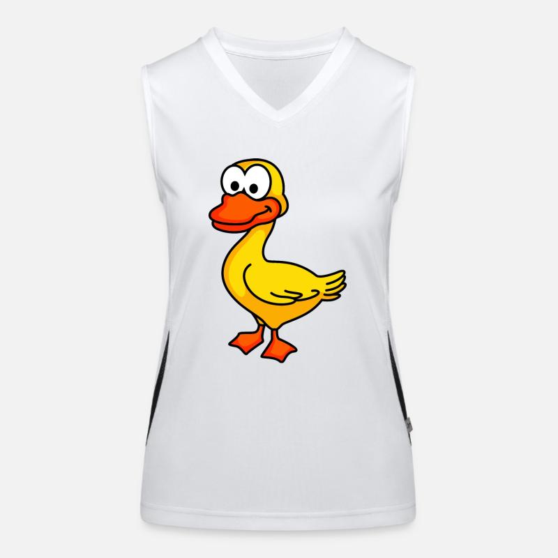 Canard Comic Animal Débardeur respirant contrasté Femme