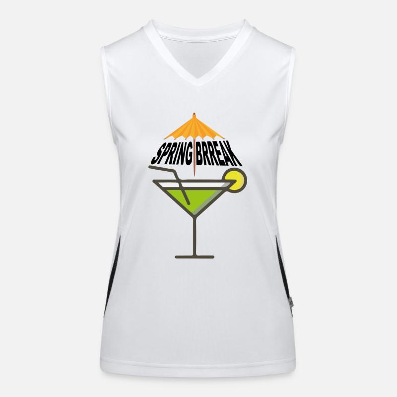 Spring Break Funktionelles Kontrast-Tank Top für Frauen