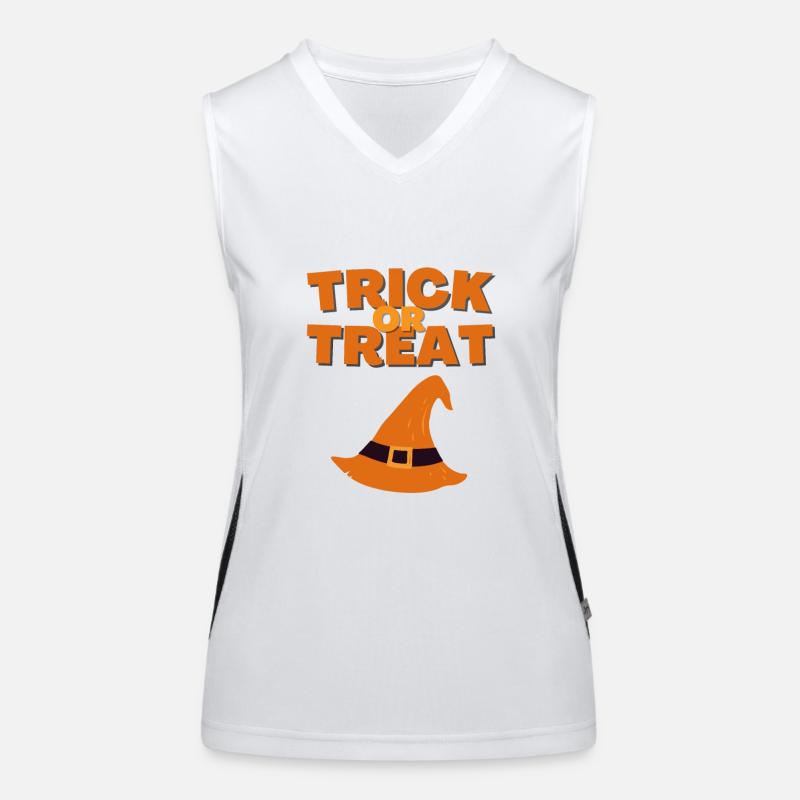 Halloween Trick or Treat Women's Functional Contrast Tank Top