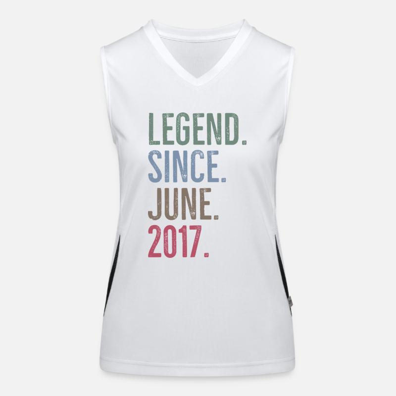 Legende seit Juni 2017 Funktionelles Kontrast-Tank Top für Frauen