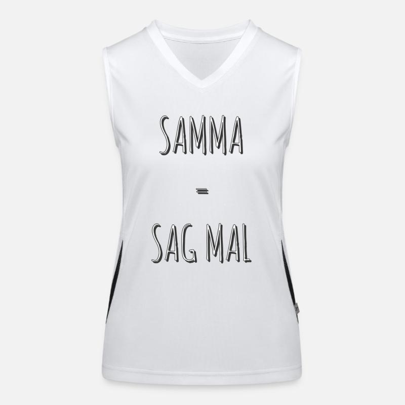 Samma = Sag mal Funktionelles Kontrast-Tank Top für Frauen
