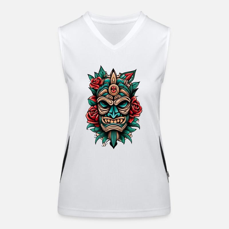 Tiki Débardeur respirant contrasté Femme