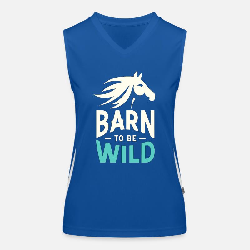 Scheune "Wild sein Funktionelles Kontrast-Tank Top für Frauen