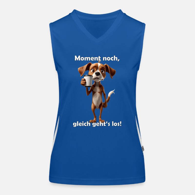 Wait a minute Women's Functional Contrast Tank Top