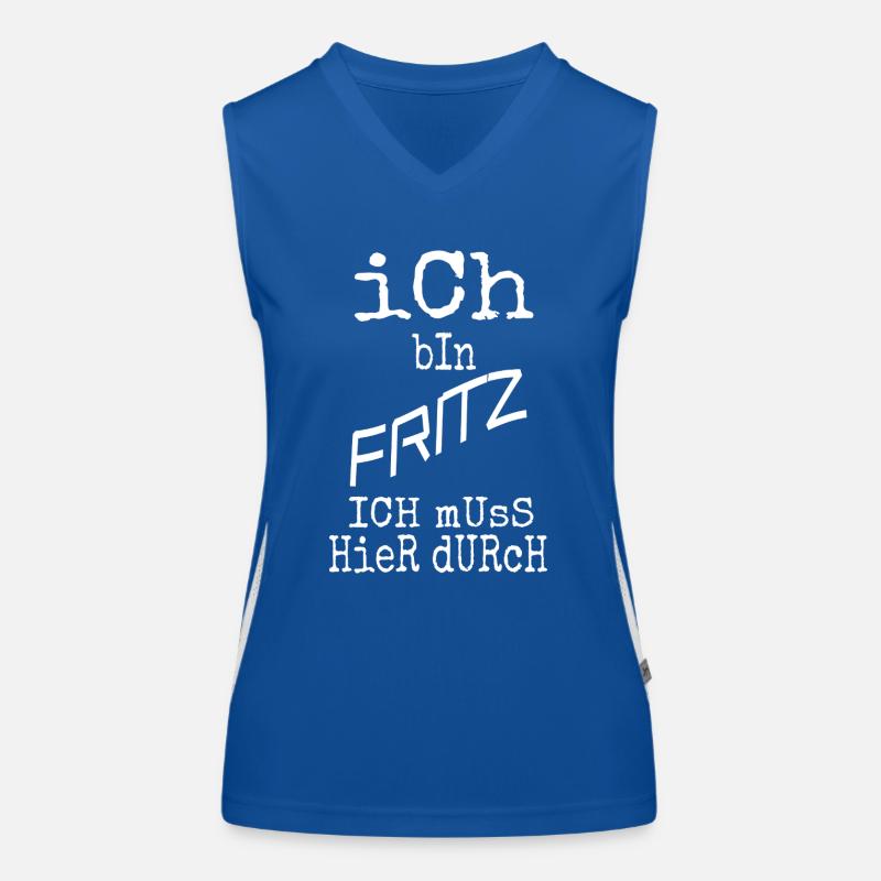 Fritz als Fritz Funktionelles Kontrast-Tank Top für Frauen