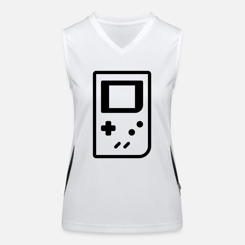 videogame gameboy Débardeur respirant contrasté Femme