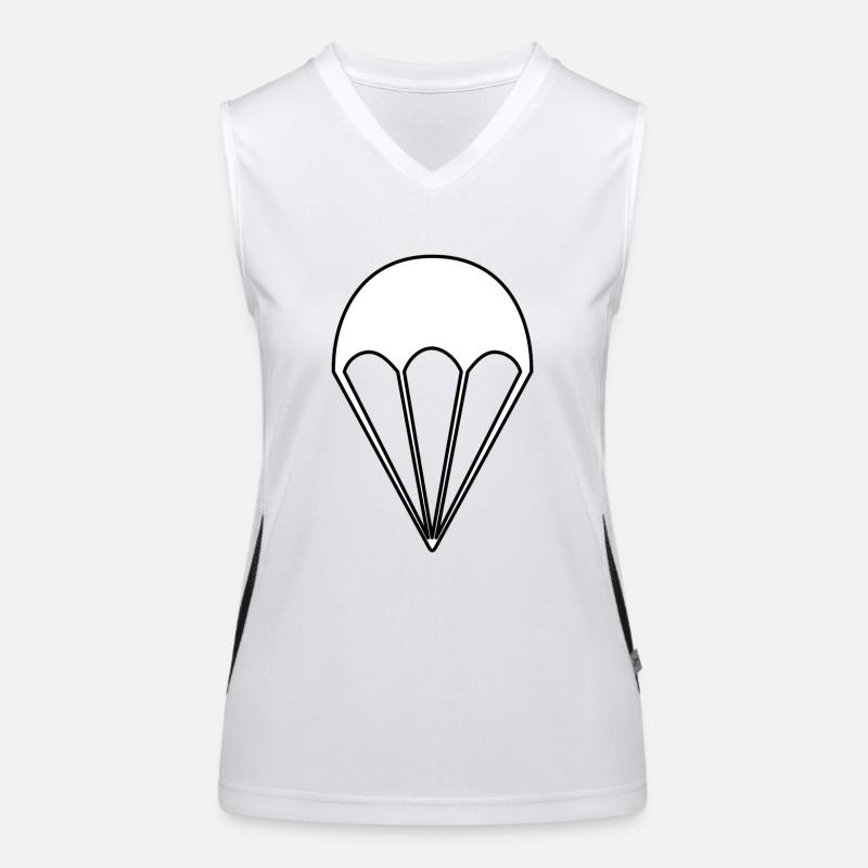 Fallschirm Funktionelles Kontrast-Tank Top für Frauen
