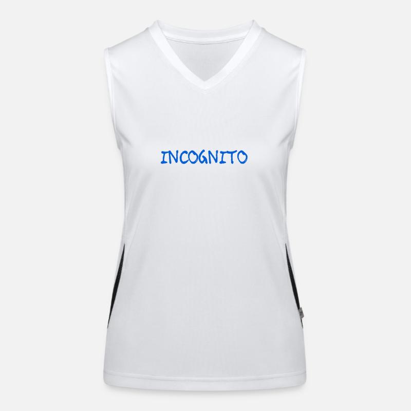 I am not recognisable Women's Functional Contrast Tank Top