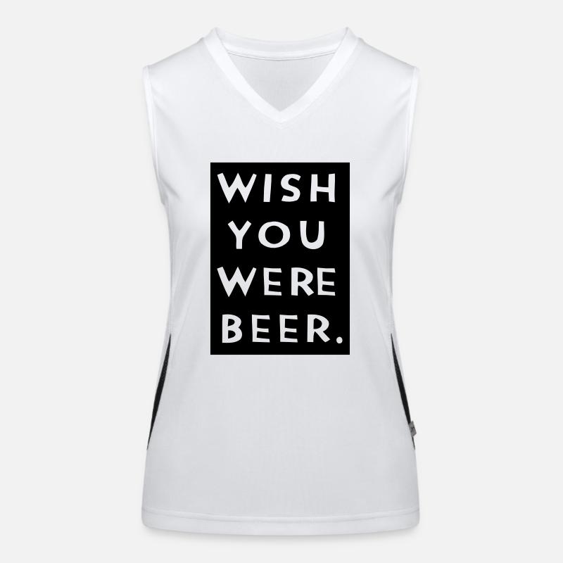 Bier Funktionelles Kontrast-Tank Top für Frauen