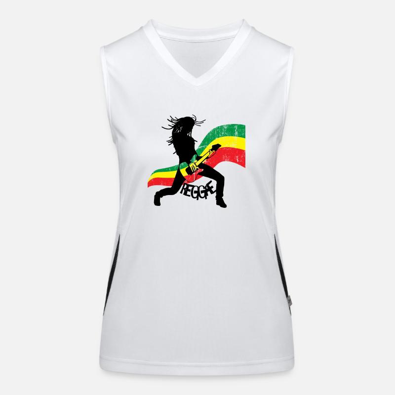 Reggae Débardeur respirant contrasté Femme