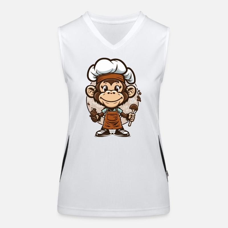 The Culinary Primate Women's Functional Contrast Tank Top