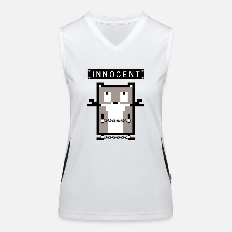 Prisonhamster Débardeur respirant contrasté Femme