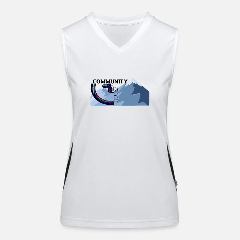 monocycle de descente Débardeur respirant contrasté Femme