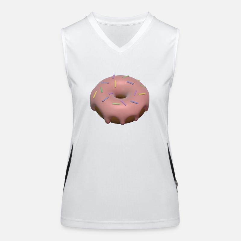 Beignet 3D Débardeur respirant contrasté Femme