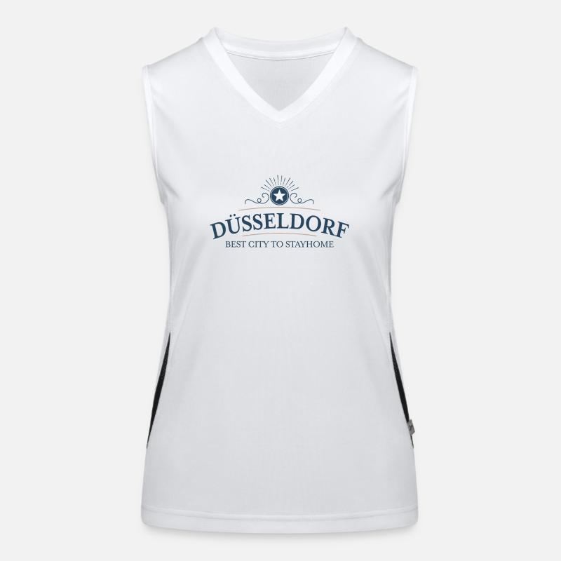 Düsseldorf Débardeur respirant contrasté Femme