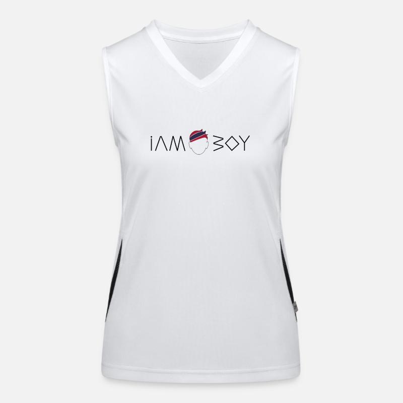 Ich bin ein thailändischer Junge Funktionelles Kontrast-Tank Top für Frauen