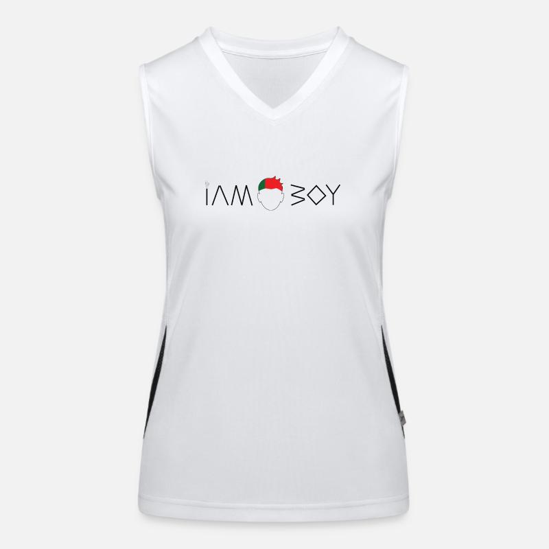 Ich bin Portugiese Funktionelles Kontrast-Tank Top für Frauen