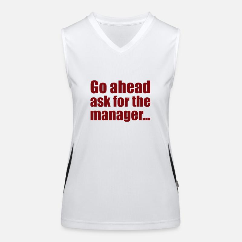 Manager Funktionelles Kontrast-Tank Top für Frauen