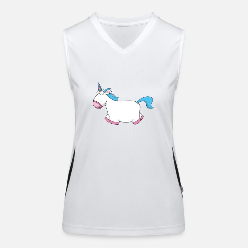 Cute Unicorn Débardeur respirant contrasté Femme