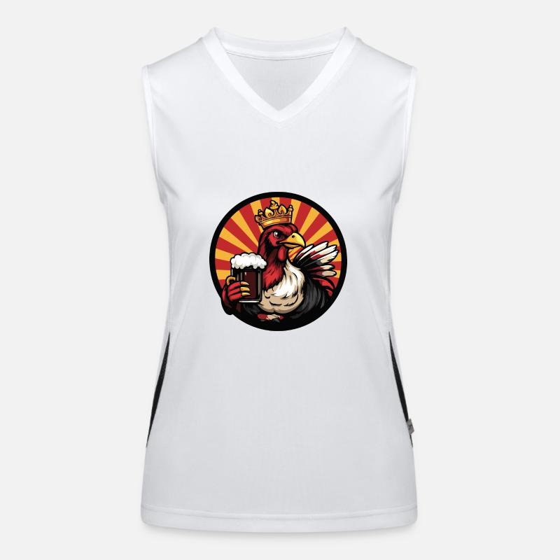 Truthan Bier Comic Funktionelles Kontrast-Tank Top für Frauen