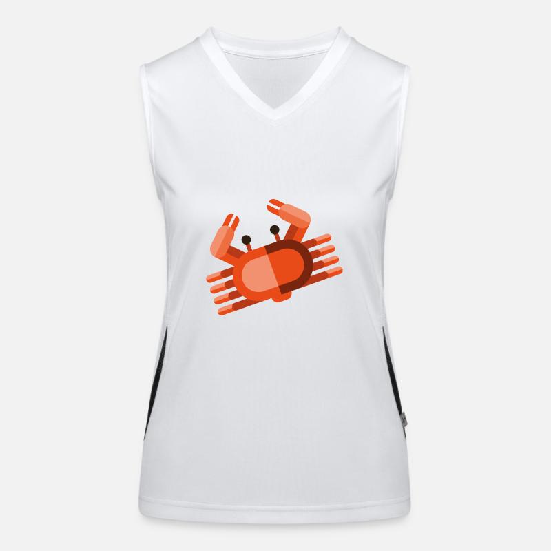 Meerestiere Funktionelles Kontrast-Tank Top für Frauen