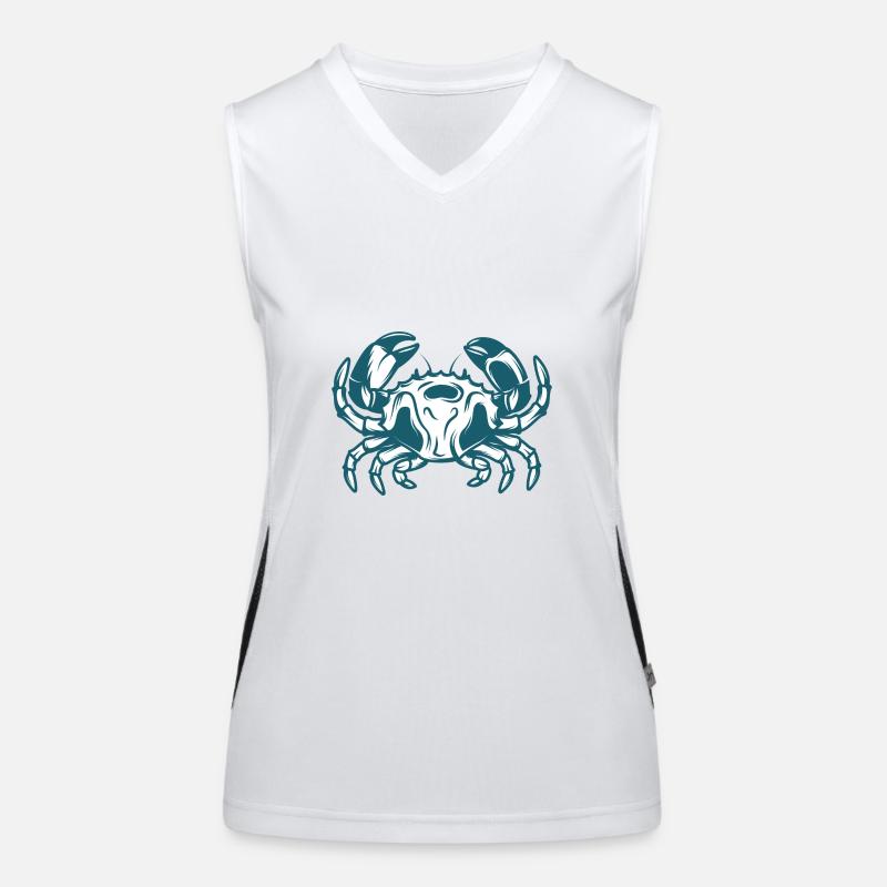 Meerestiere Funktionelles Kontrast-Tank Top für Frauen