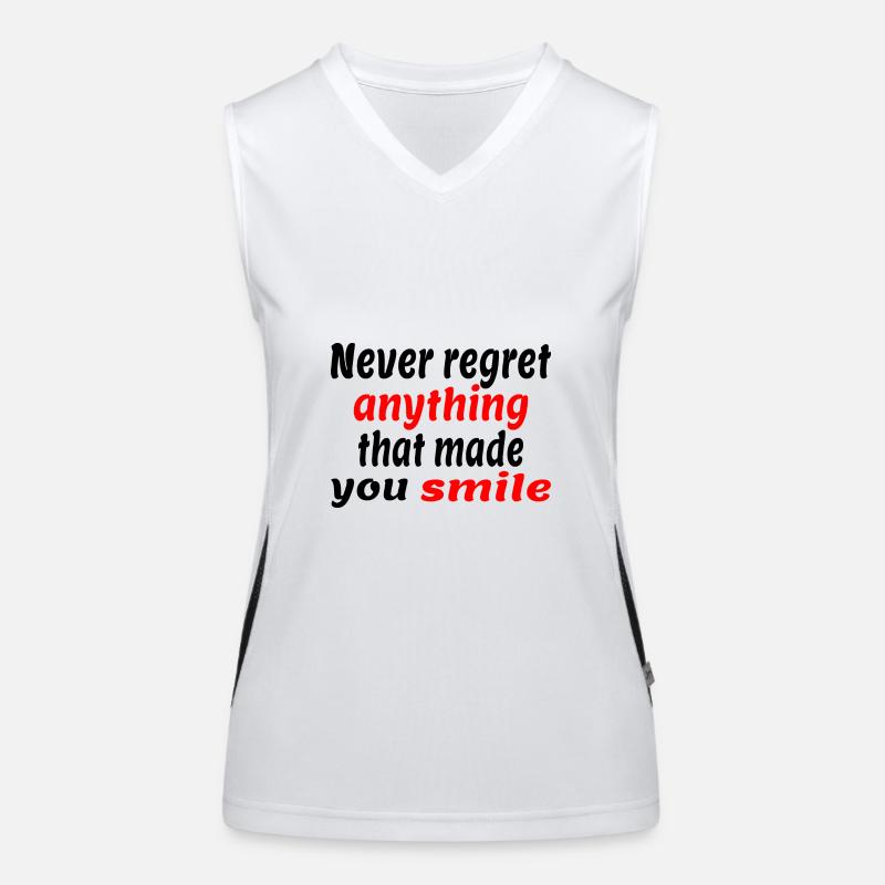no regrets Women's Functional Contrast Tank Top
